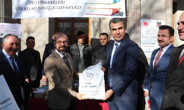Ağrı Müftülüğünden cezaevlerine kitap desteği