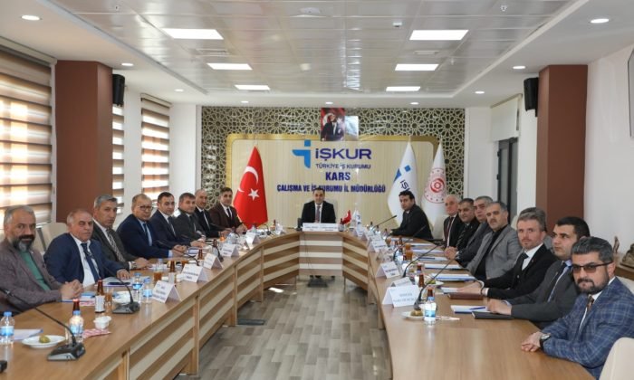 Kars’ta İl İstihdam ve Mesleki Eğitim Kurulu toplantısı yapıldı