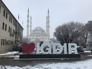 Iğdır güne beyaz örtü ile uyandı 2 AW815913 03