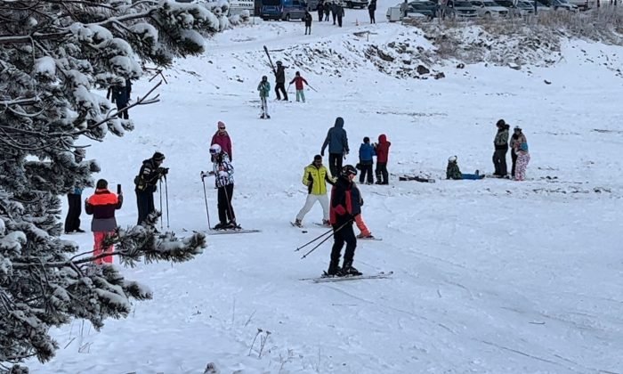Sarıkamış Kayak Merkezi Doldu Taştı
