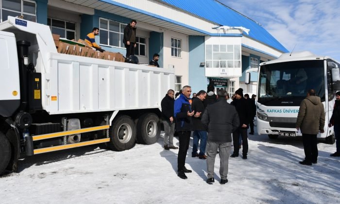 Kafkas Üniversitesi’nden Yardım Seferberliği