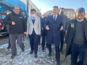 Erzurum Valisi Memiş Hatay'a koordinatör vali olarak, DSİ Erzurum Bölge Müdürü Oğuzhan Yavuz'da Gaziantep'e görevlendirildi 1 AW828435 01