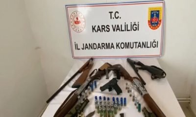 Kars’ta jandarmadan ruhsatsız silah operasyonu