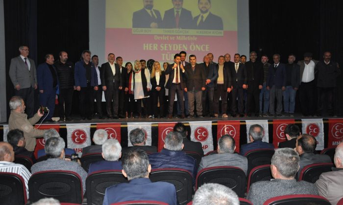 MHP Kars milletvekili adayları tanıtım toplantısı yapıldı