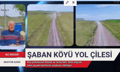 Şaban Köyü Yolları Çileye Döndü Vatandaşlar Asfalt Talep Ediyor