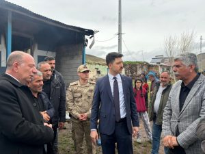 Kocaköy Yangını Sonrası Kaymakam KAHRAMAN’dan Ziyaret