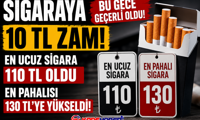 Sigara Fiyatlarına Zam En Ucuz Sigara 110 TL