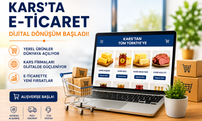 Kars’ta E-Ticaret Gelişiyor mu? Dijital Dönüşüm