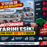 Motorinde Zam 4,62 TL Zam Geliyor, Litre Fiyatı 100 TL’yi Aşacak