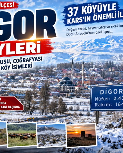 Kars Digor Köyleri: Digor’a Bağlı 37 Köyün Tam Listesi